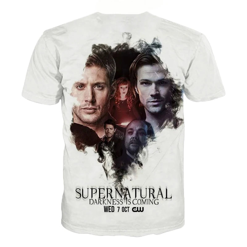 Camiseta Supernatural Estilo Retro – Llévala como un Winchester freakstyles
