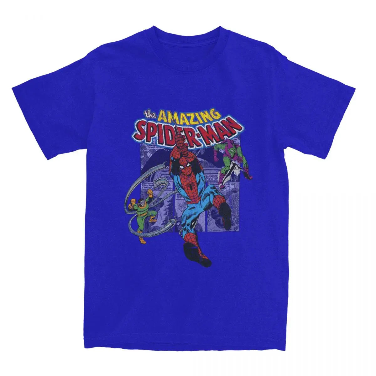 Camiseta Retro Spiderman: Collage de Cómics Estilo Clásico y Gráfico para Fans del personaje freakstyles
