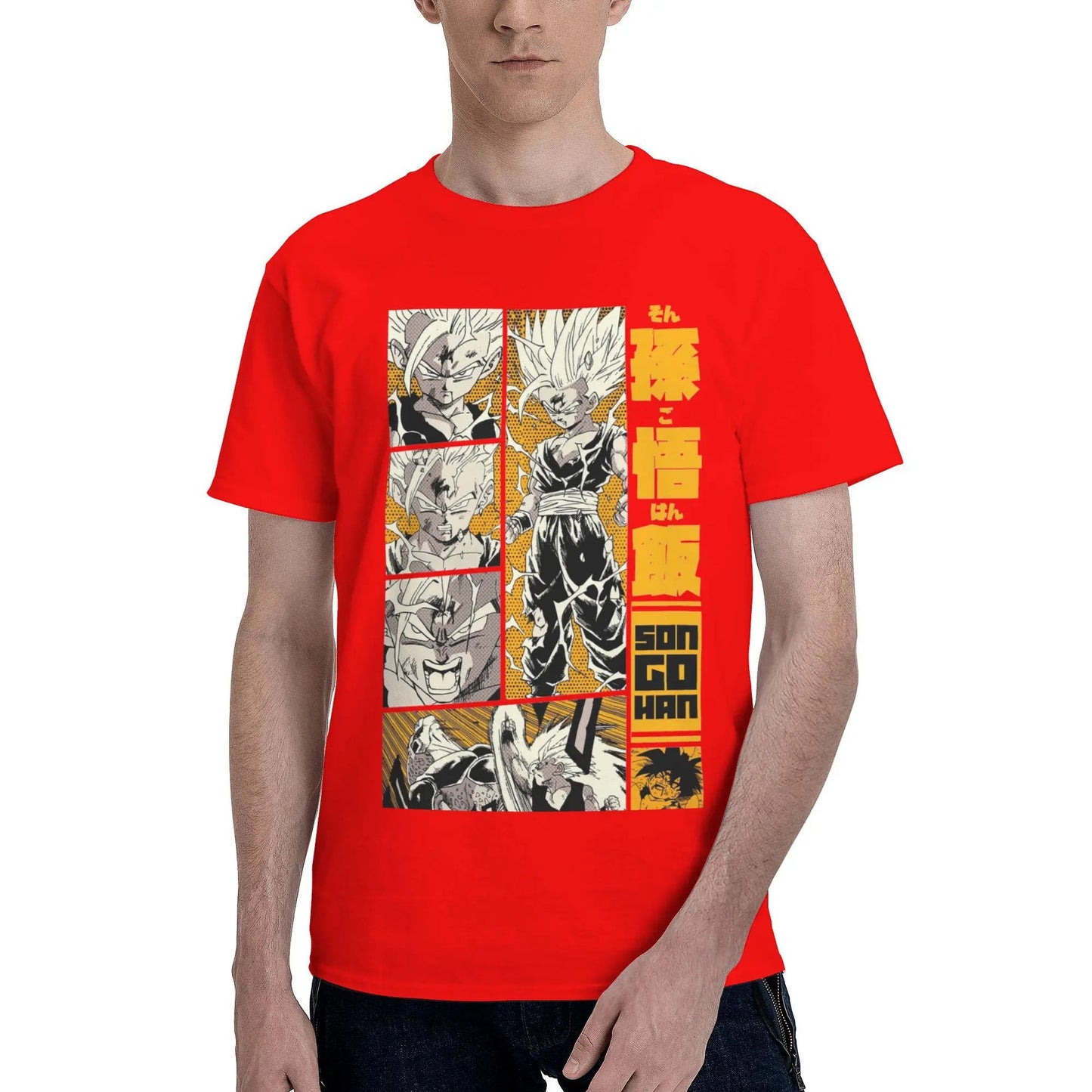 "Camiseta Épica de Son Gohan DBZ: Poder y Estilo para Verdaderos Guerreros" freakstyles