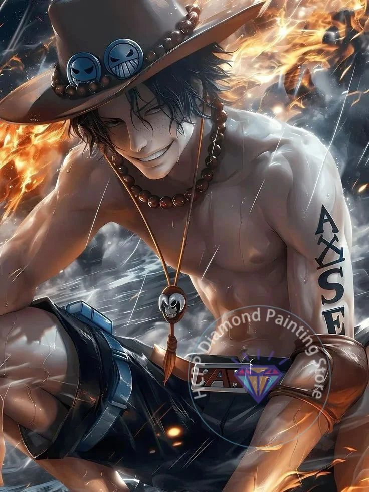 One Piece 5D DIY Diamond Painting Arte Épico con Estilo Pirata freakstyles