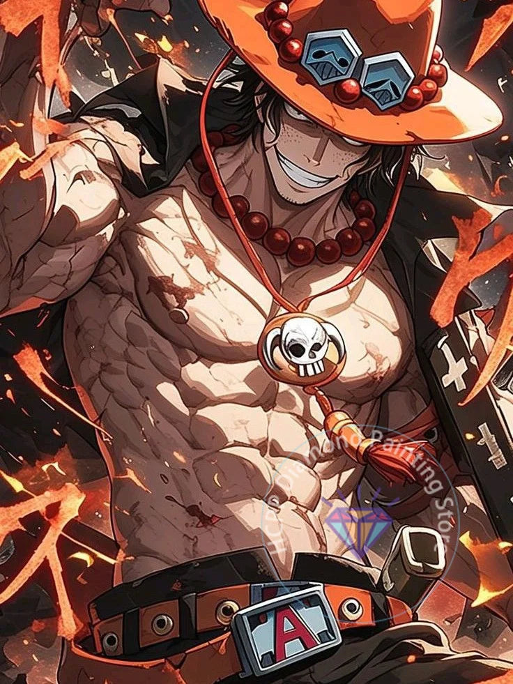 One Piece 5D DIY Diamond Painting Arte Épico con Estilo Pirata freakstyles