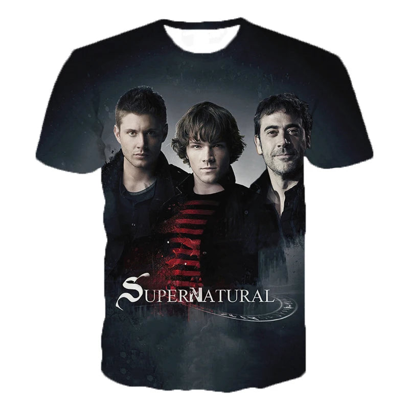 Camiseta Supernatural Estilo Retro – Llévala como un Winchester freakstyles