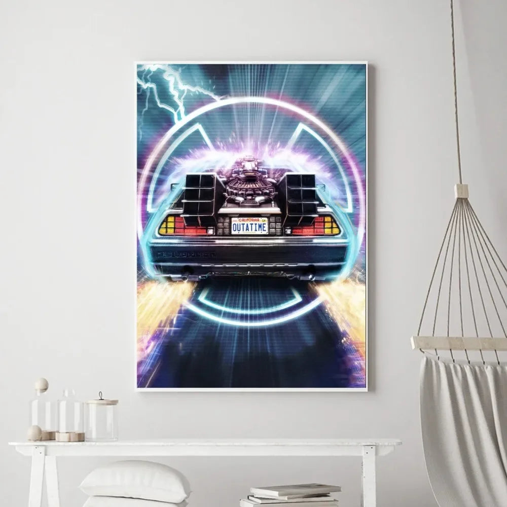 Póster Vintage de Regreso al Futuro: Nostalgia Ochentera para tu Hogar freakstyles
