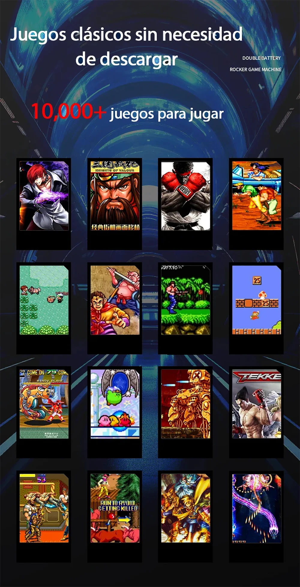 MT6 Retro Console: Revive clásicos con estilo y control inalámbrico - freakstyles