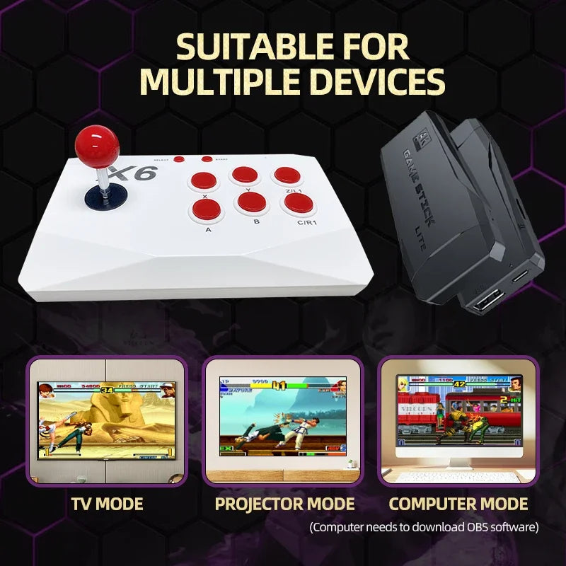 VILCORN 4K Retro Arcade | 41.000 Juegos + Joysticks Clásicos freakstyles