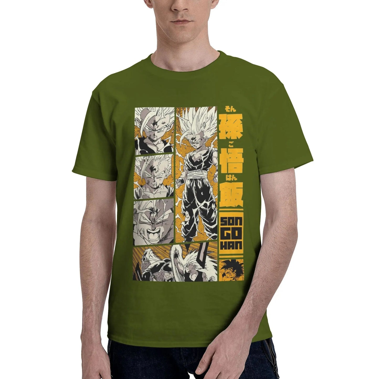 "Camiseta Épica de Son Gohan DBZ: Poder y Estilo para Verdaderos Guerreros" freakstyles