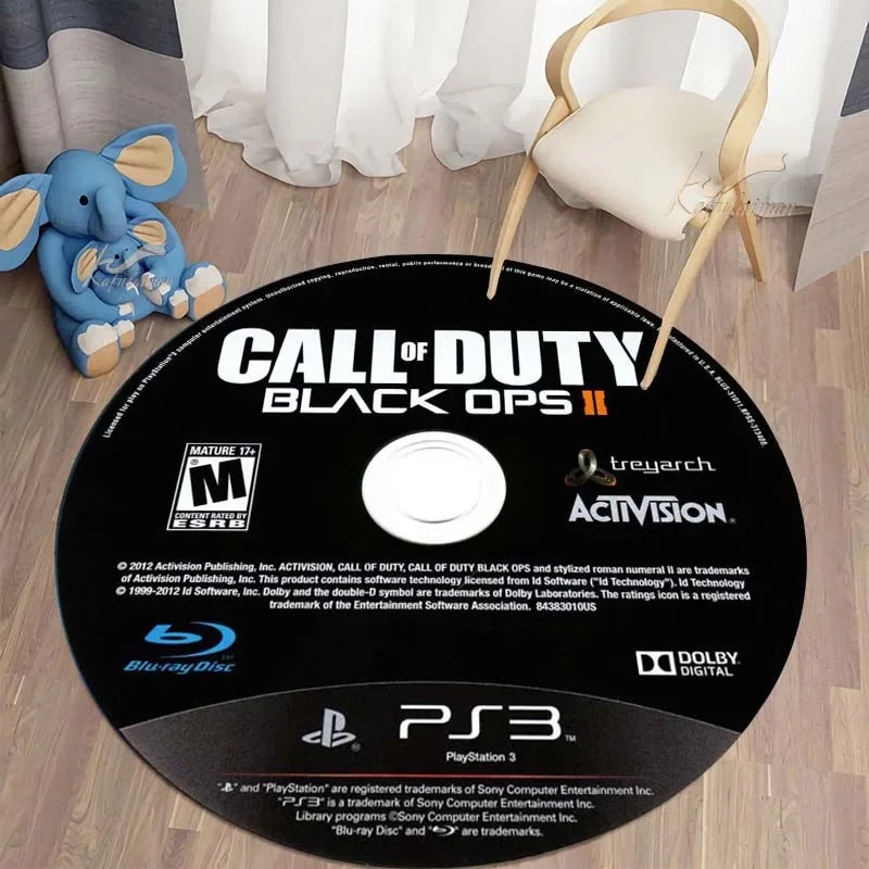 Alfombra Redonda CD Gamer | Estilo Retro para Tu Espacio" freakstyles