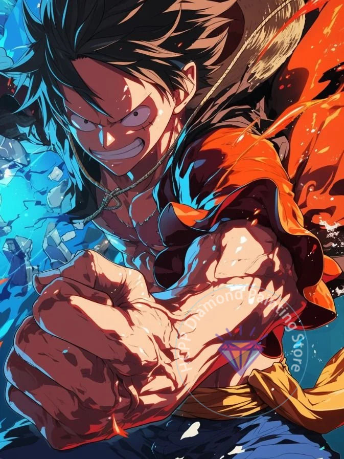 One Piece 5D DIY Diamond Painting Arte Épico con Estilo Pirata freakstyles
