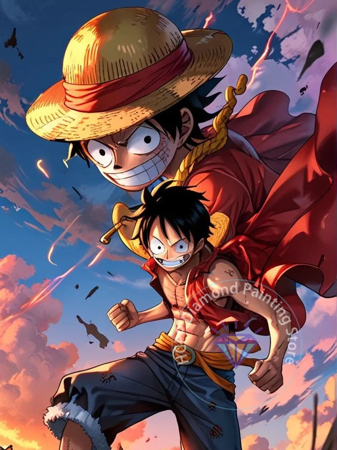 One Piece 5D DIY Diamond Painting Arte Épico con Estilo Pirata freakstyles