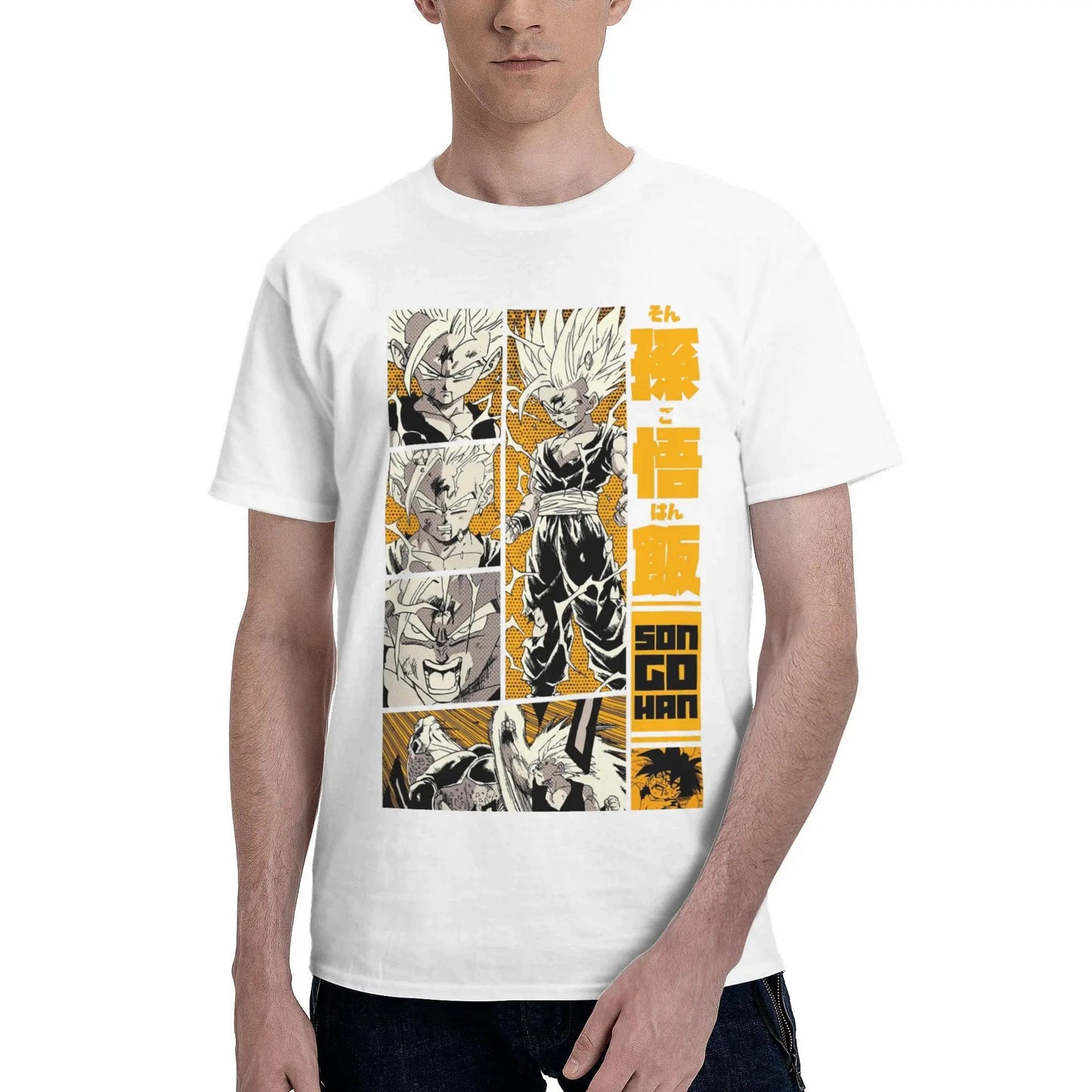 "Camiseta Épica de Son Gohan DBZ: Poder y Estilo para Verdaderos Guerreros" freakstyles