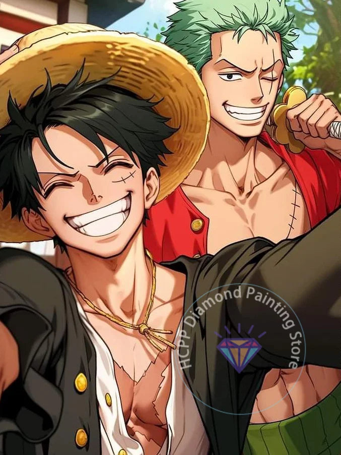 One Piece 5D DIY Diamond Painting Arte Épico con Estilo Pirata freakstyles