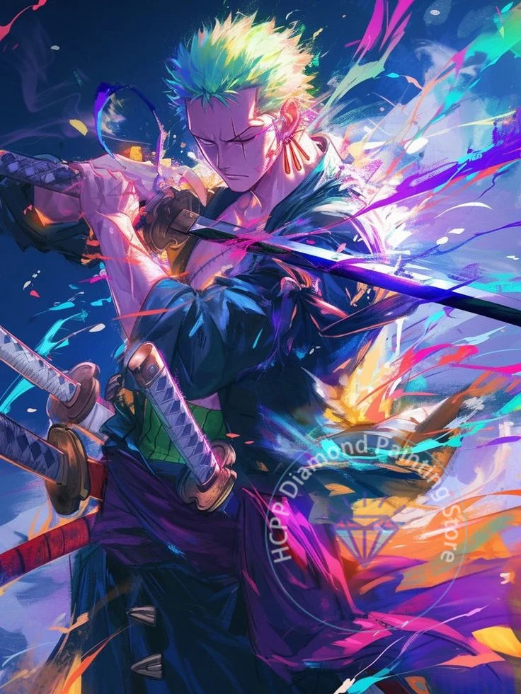 One Piece 5D DIY Diamond Painting Arte Épico con Estilo Pirata freakstyles