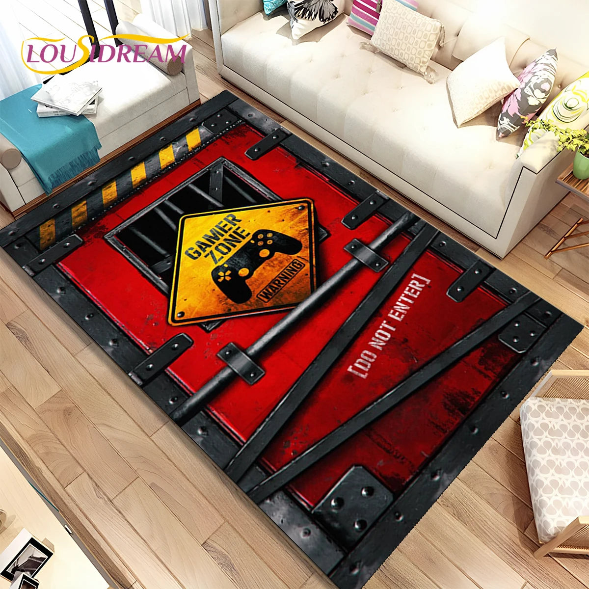 Alfombra Gamer Retro con Mando | Decoración Geek freakstyles