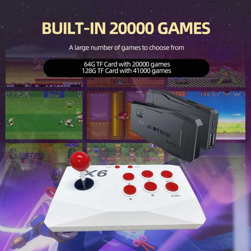 VILCORN 4K Retro Arcade | 41.000 Juegos + Joysticks Clásicos freakstyles