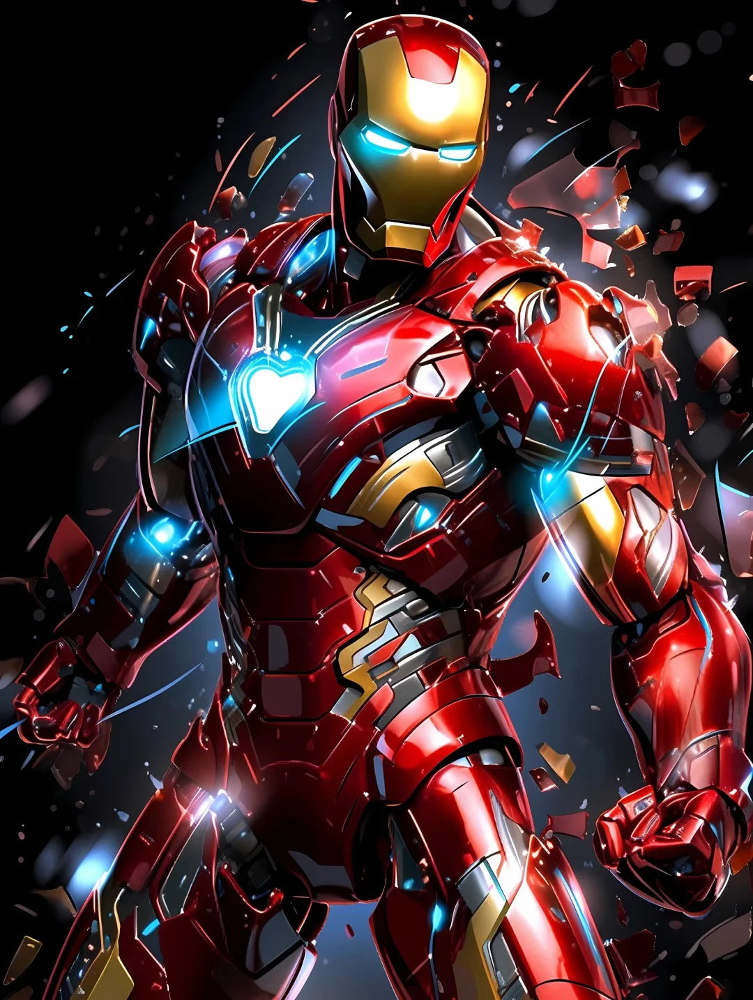 Diamond Art 5D Superhéroes Marvel – Cuadros DIY de Iron Man y Spiderman ¡Brilla tu pasión geek!" freakstyles