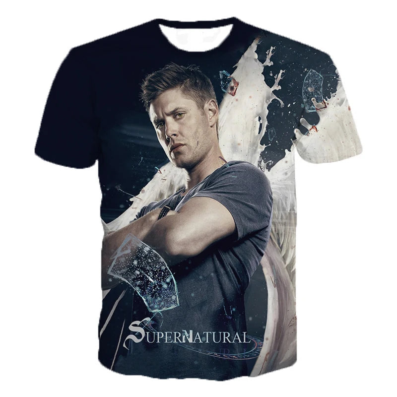 Camiseta Supernatural Estilo Retro – Llévala como un Winchester freakstyles