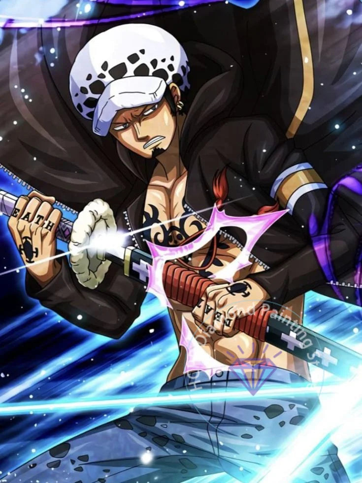 One Piece 5D DIY Diamond Painting Arte Épico con Estilo Pirata freakstyles