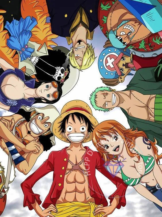 One Piece 5D DIY Diamond Painting Arte Épico con Estilo Pirata freakstyles