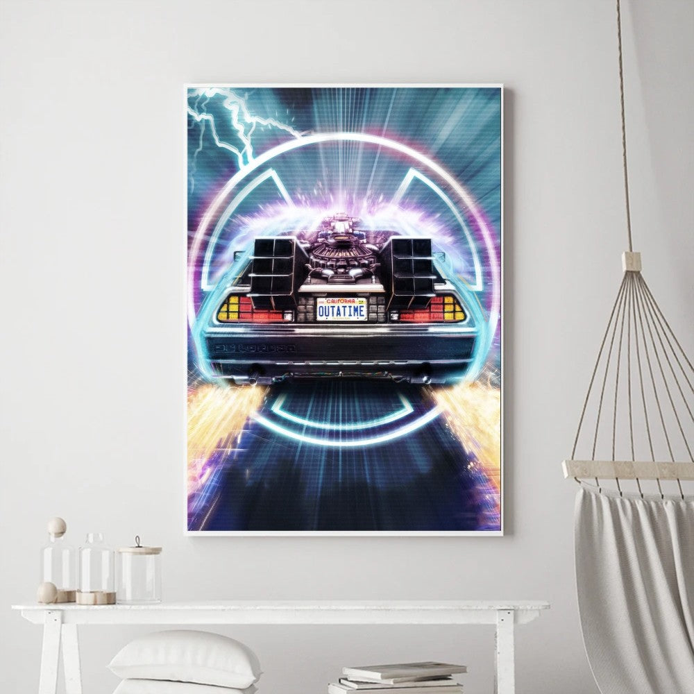 Póster Vintage de Regreso al Futuro: Nostalgia Ochentera para tu Hogar freakstyles