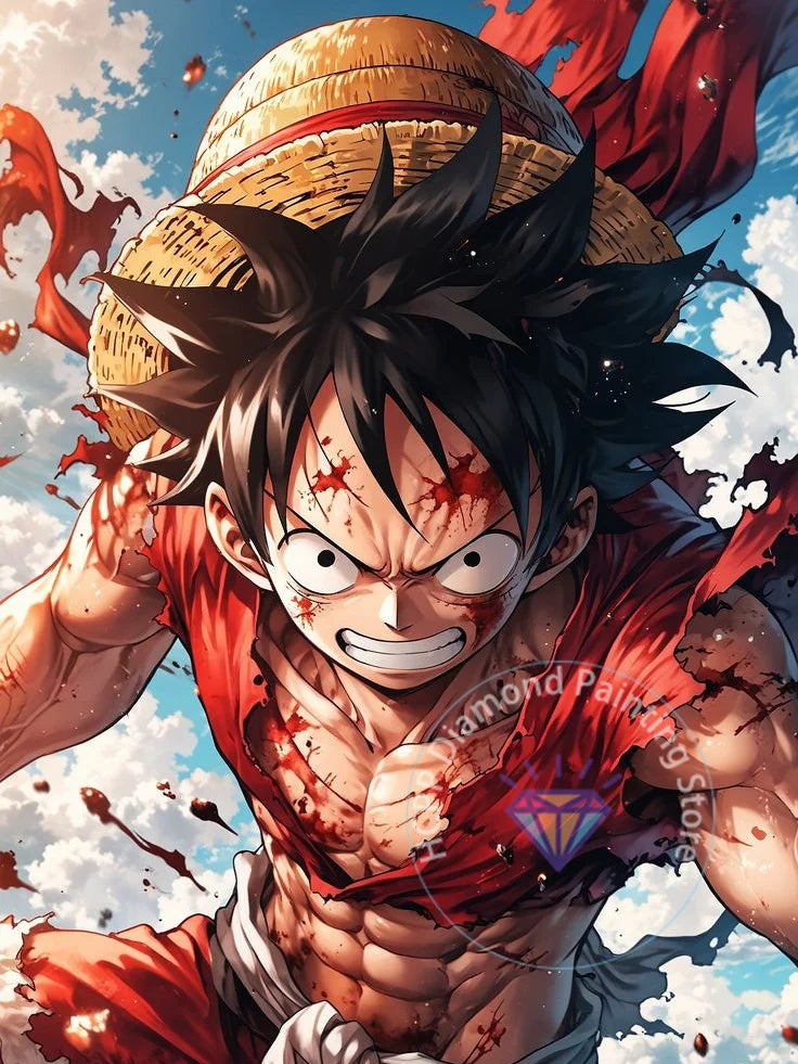 One Piece 5D DIY Diamond Painting Arte Épico con Estilo Pirata freakstyles