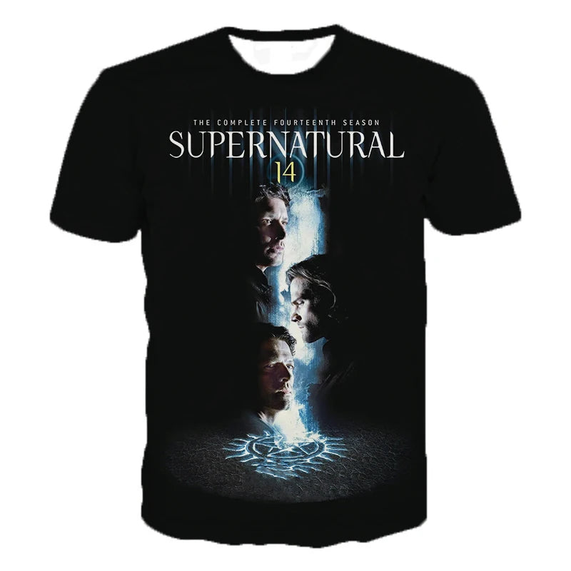 Camiseta Supernatural Estilo Retro – Llévala como un Winchester freakstyles