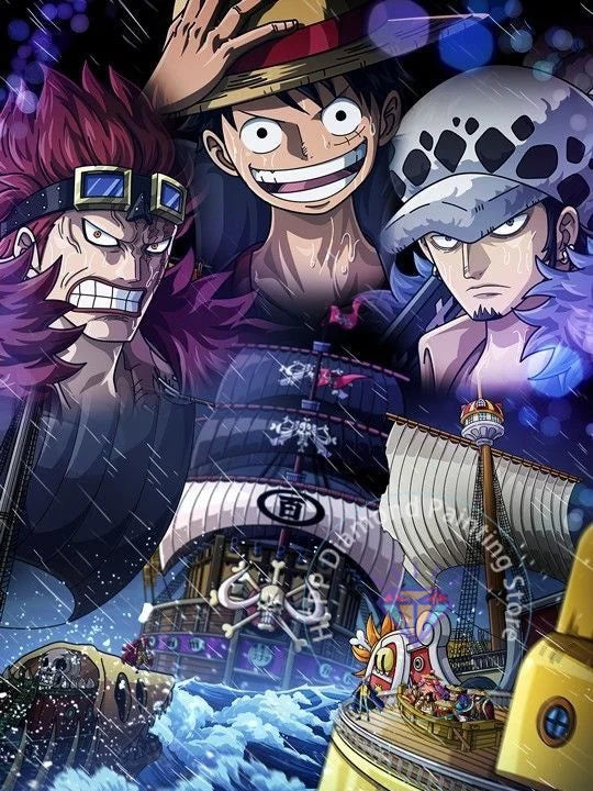 One Piece 5D DIY Diamond Painting Arte Épico con Estilo Pirata freakstyles