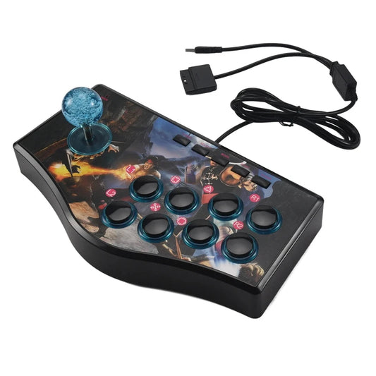 Controlador Retro Arcade USB: Joystick Vibrador 8 Direcciones para Gaming freakstyles