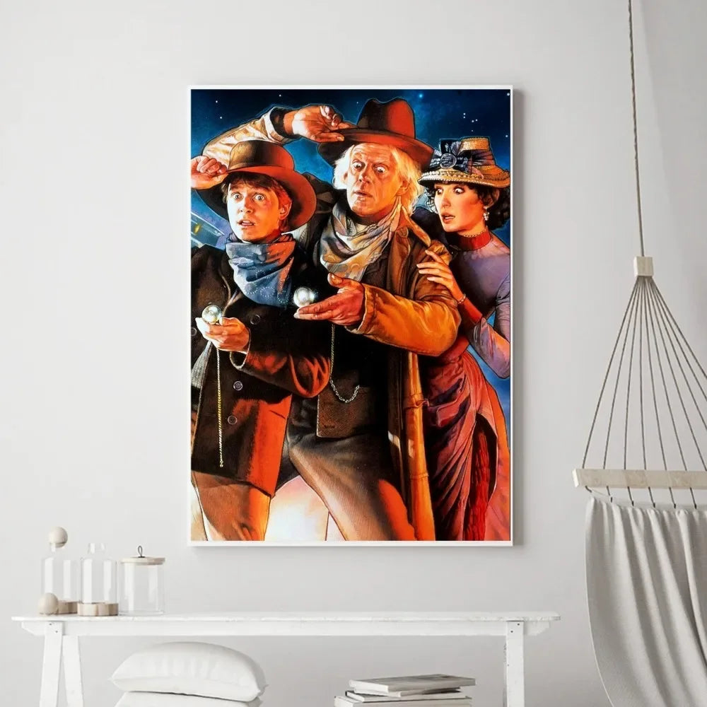 Póster Vintage de Regreso al Futuro: Nostalgia Ochentera para tu Hogar freakstyles