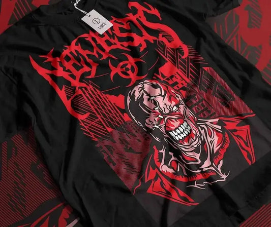 "Resident Evil Vintage: Terror y Estilo en una Camiseta Épica" freakstyles