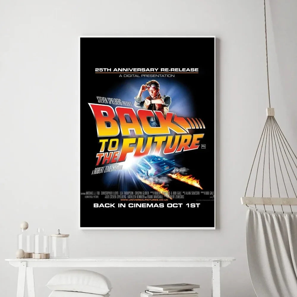 Póster Vintage de Regreso al Futuro: Nostalgia Ochentera para tu Hogar freakstyles
