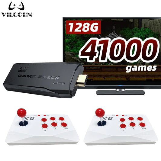 VILCORN 4K Retro Arcade | 41.000 Juegos + Joysticks Clásicos freakstyles