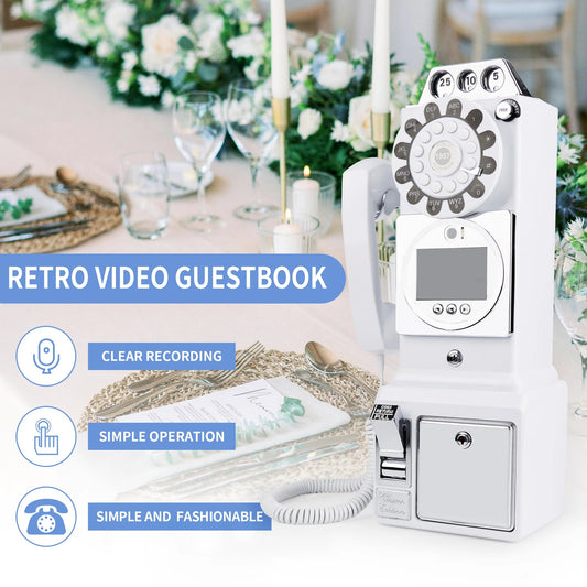 Libro de mensajes retro: 32GB para recuerdos en video 1080P freakstyles