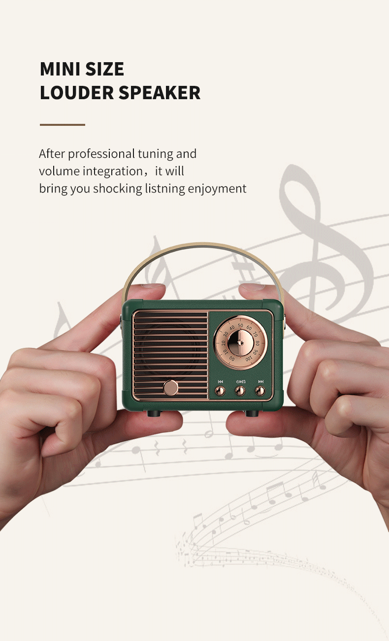 Estilo retro con tecnología moderna: el altavoz Bluetooth vintage que estabas buscando freakstyles