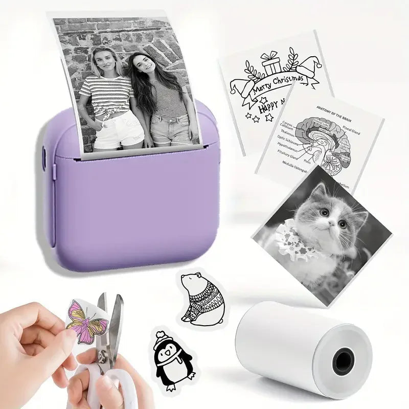 Mini Impresora Térmica Portátil | Stickers y Fotos Inalámbricas freakstyles