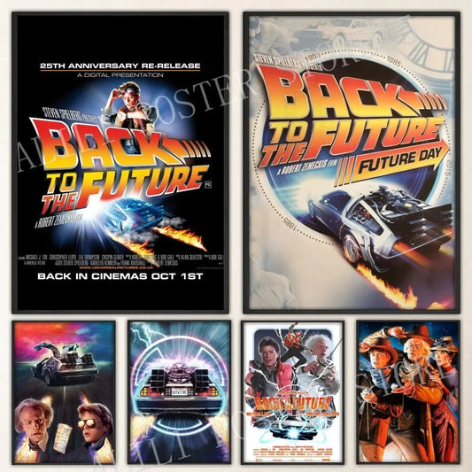 Póster Vintage de Regreso al Futuro: Nostalgia Ochentera para tu Hogar freakstyles