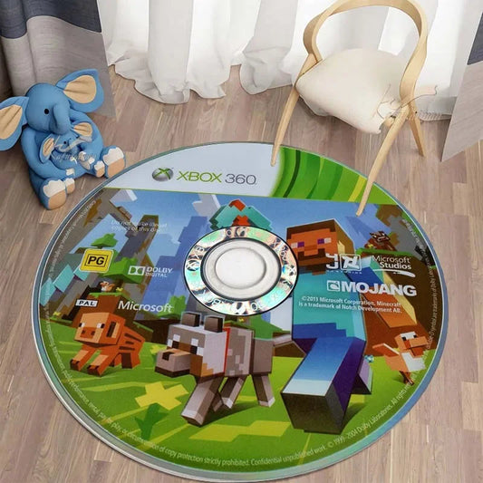 Alfombra Redonda CD Gamer | Estilo Retro para Tu Espacio" freakstyles