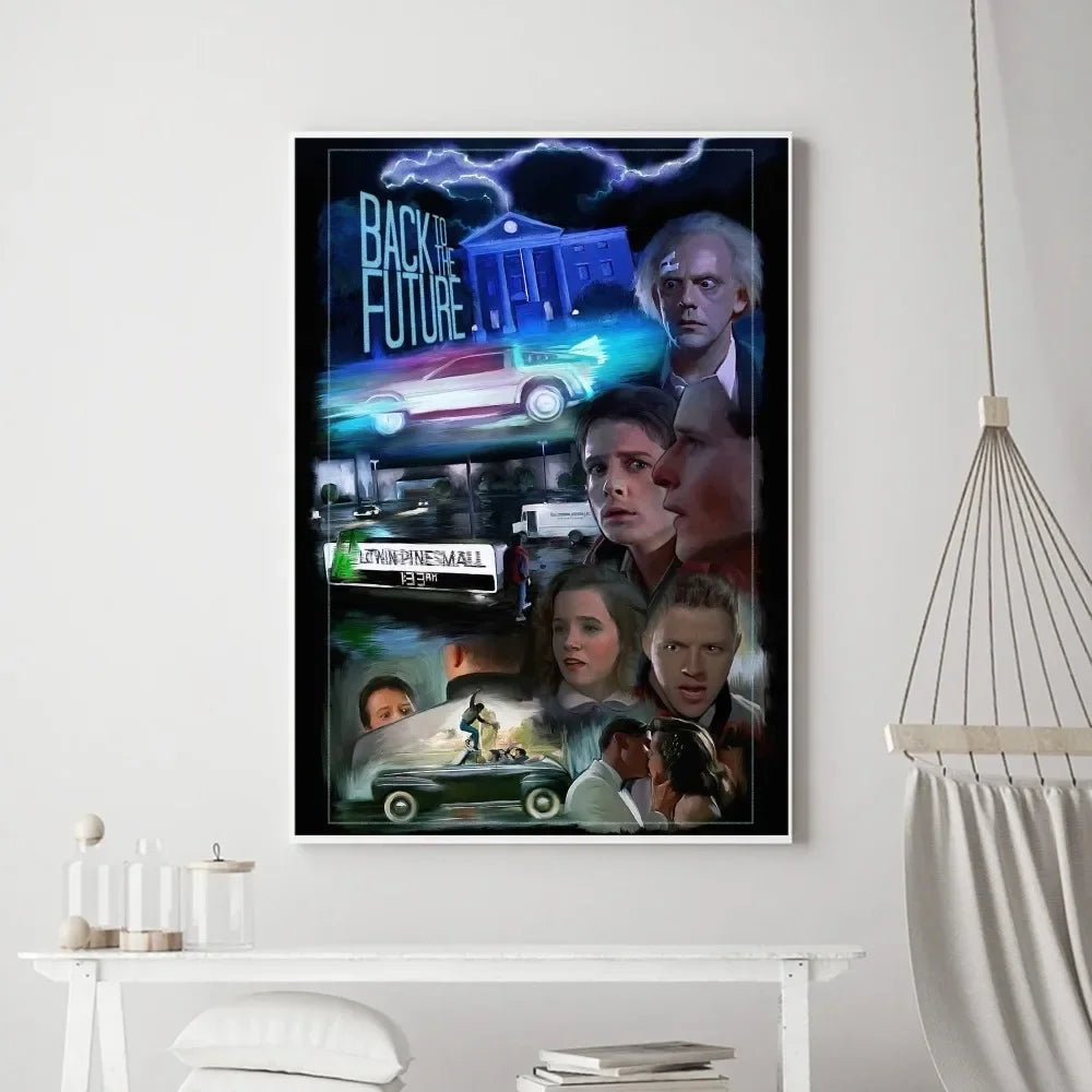Póster Vintage de Regreso al Futuro: Nostalgia Ochentera para tu Hogar freakstyles