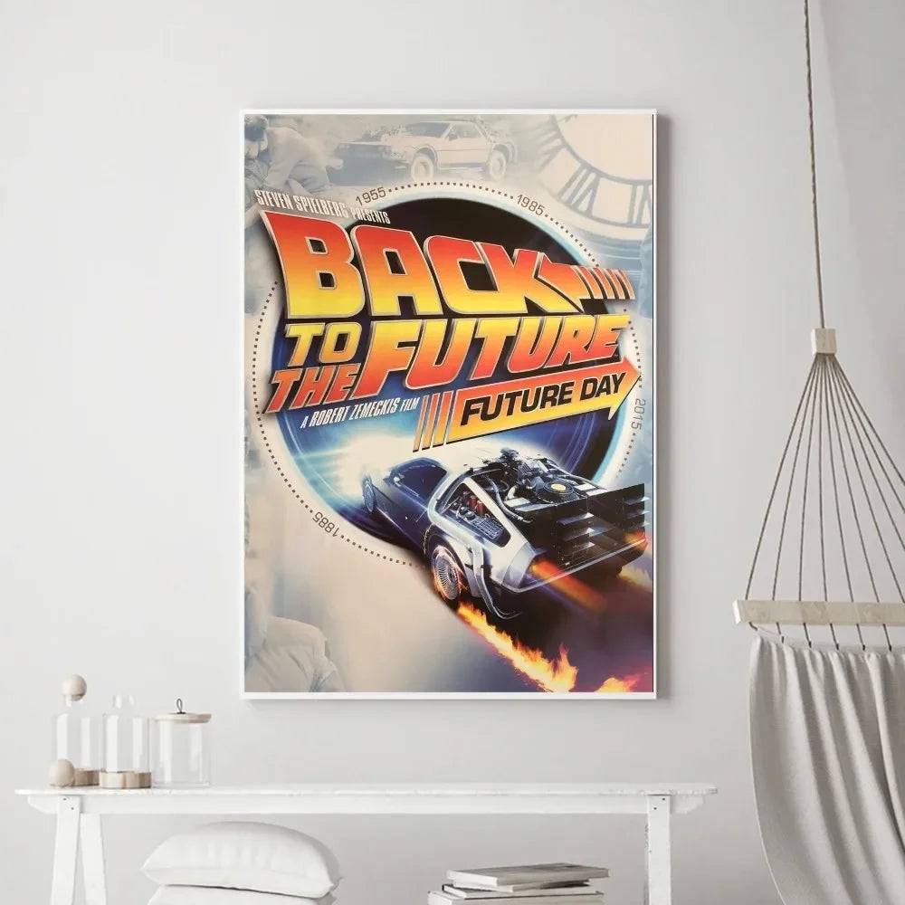 Póster Vintage de Regreso al Futuro: Nostalgia Ochentera para tu Hogar freakstyles