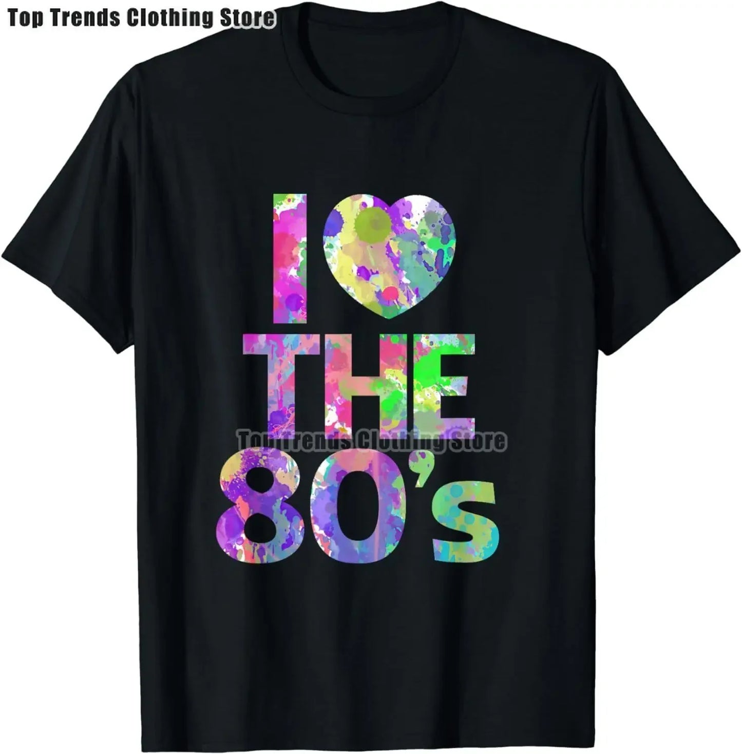 Camiseta “I Love the 80s” para Mujer – Estilo Vintage y Divertido