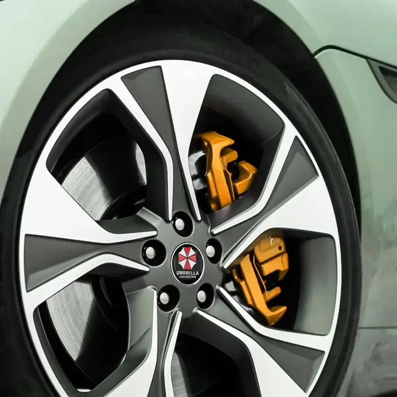 "Umbrella Corporation en Cada Giro: Tapas de Rueda con Estilo Resident Evil" freakstyles